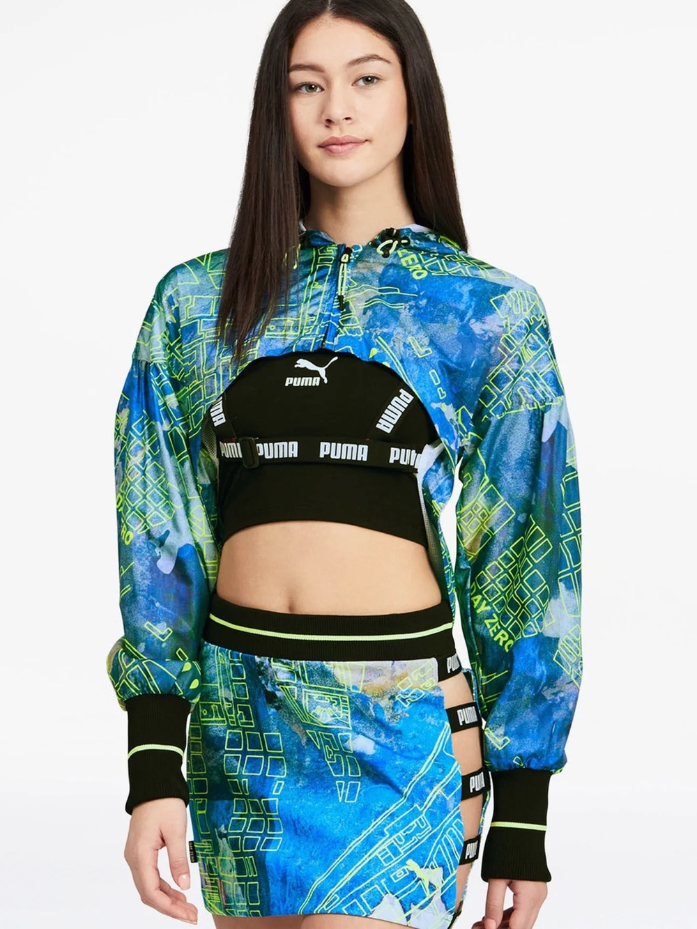 PUMA x Central Saint Martins Day Zero Cropped AOP Jacket XS - Picture 6 of 15